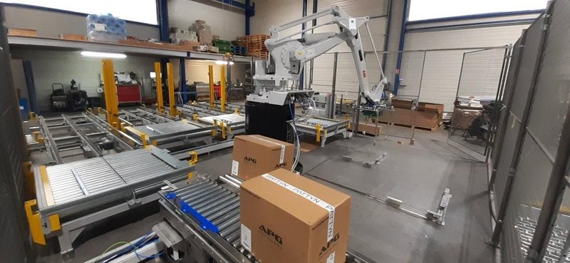 Pattyn Case Packing &amp; Palletizing Line – 2022 – Includes Inserter, Filler, Closer &amp; Conveyors