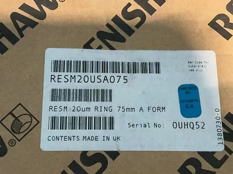 RESNISHAW 75MM CIRCULAR RESM RINGS  -  RESM20USA075