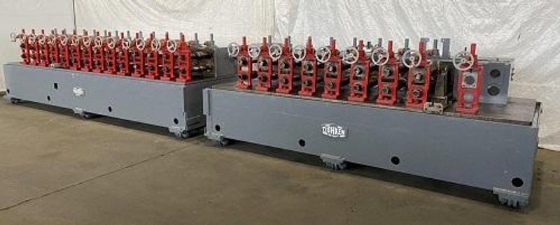 22/24 STAND X 3.5" TISHKEN # 24HW-S-3-1/2 ACCELERATOR ROLL FORMER NEW 1999