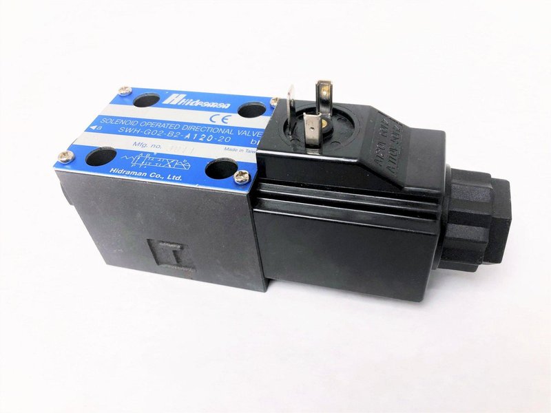 HIDRAMAN HYDRAULIC SOLENOID OPERATED DIRECTIONAL VALVE SWH-G02-B2-A120-20: STOCK #14405