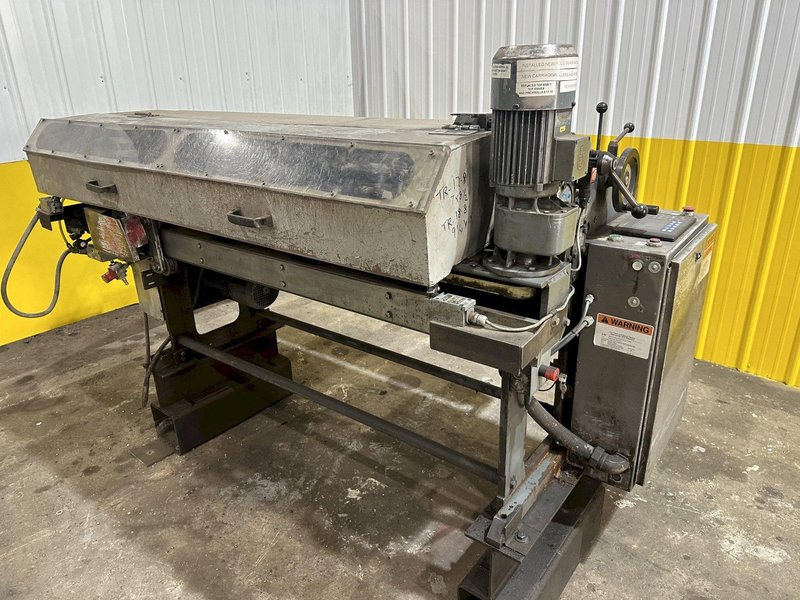 48&quot; X 18 GAUGE SCHLEBACH MODEL #MSS-1250 SLASHER (SLITTING &amp; CROSS CUTTING) SLEAR MACHINE: STOCK #19238