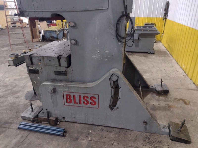 110 TON BLISS OBI MODEL #C-110 FW STAMPING PUNCH PRESS, 6" STROKE : YOBRO #25934
