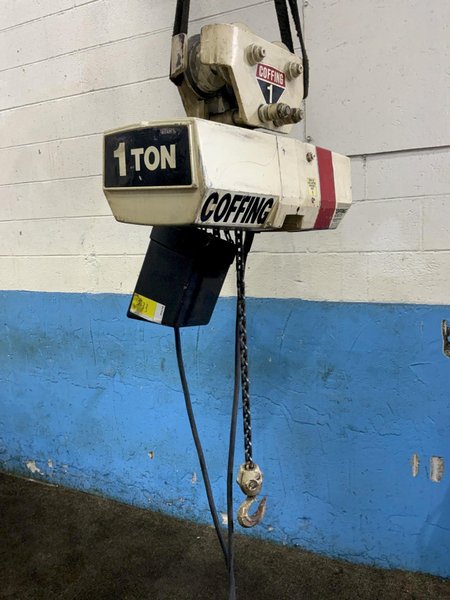1 TON COFFING ELECTRIC CHAIN HOIST: STOCK #75534