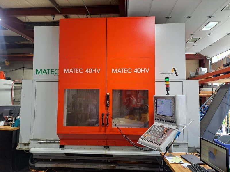 Matec 40HV Universal Machining Center, 2017 – Probe, 12K RPM Spindle, Simultaneous 5 Axis