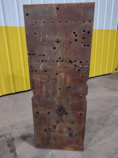 48&quot; X 18&quot; X 28&quot; SET OF (2) CAST IRON ANGLE PLATES: STOCK #19368