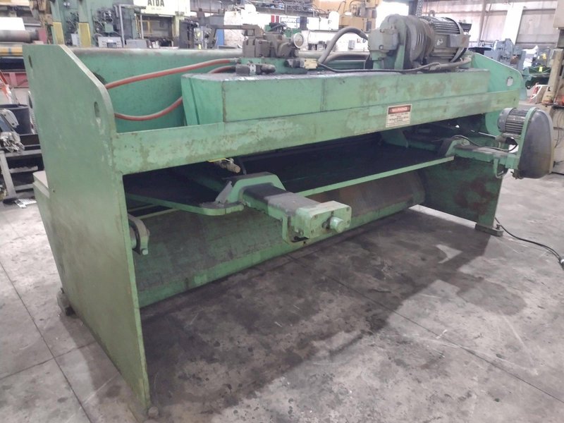 10&#039; X 1/4&quot; ACCURPRESS MODEL #825010 LP HYDRAULIC SHEAR: YOBRO #24451