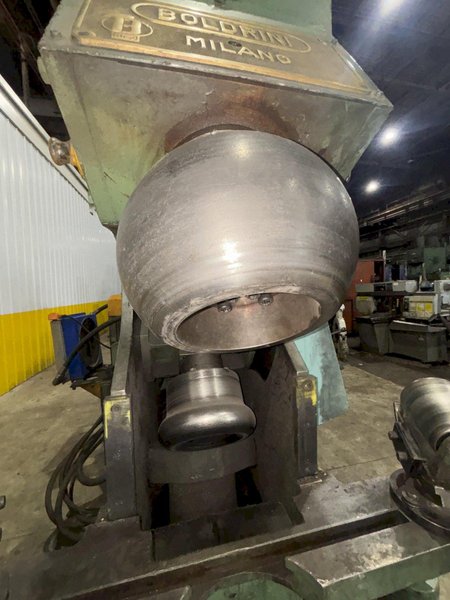 1/2&quot; X 13&#039; BOLDRINI MODEL #RIB0-13-HY HYDRAULIC HEAD FLANGER &amp; DISHING MACHINE: STOCK #23190