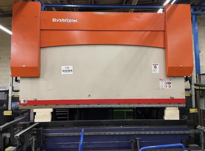 320 Ton x 13′ Bystronic PR 320X4100 Hydraulic Press Brake, 2007 – 6 Axis Backgauge