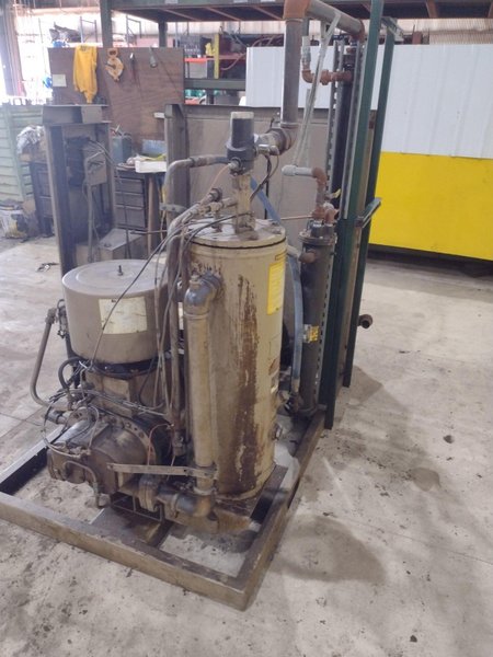 100 HP LEROI MODEL #WEH100SSIIA ROTARY SCREW AIR COMPRESSOR, WATER COOLED: STOCK #21253