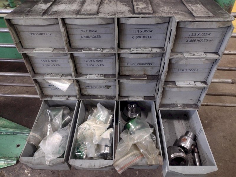 4-1/8&quot; X 48&quot; CARSON MODEL CHP-1H TUBE END PUNCH FORMING MACHINE: STOCK 17891