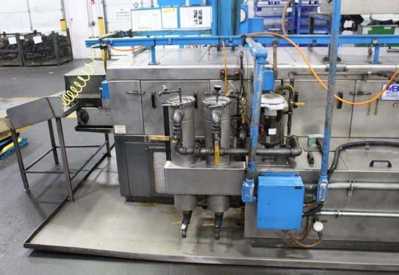 24&quot; W x 12&quot; H MIDBROOK 3 Stage Parts Washer, Elect Heated Wash/Rinse, Regen B/O