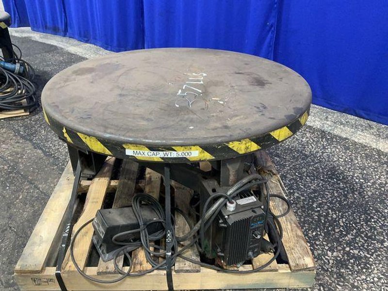 42" TABLE / 5000 LB PALLET DECOILER  -  F713-20-B5-J