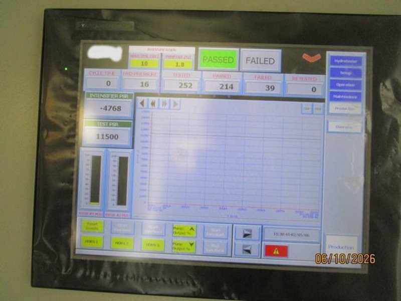 7" x 1/2" PIW Hydrostatic Testing 15,000 PSI