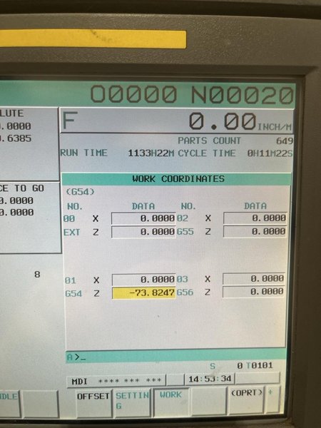 Chevalier FBL-530C CNC Slant‑Bed Lathe, 2012 – Steady Rest, Tailstock, 12.5″ Bore