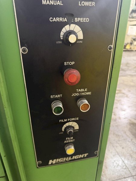 SYNERGY MODEL 1.5 SEMI-AUTO STRETCH PALLET WRAPPER  WITH WEIGHT-TRONIX SCALE: YOBRO #24715