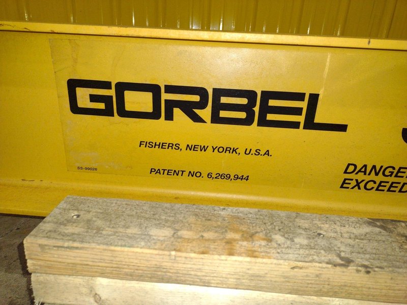 3 TON X 11&#039; GORBEL WALL MOUNT JIB CRANE, 2023 NEVER INSTALLED: STOCK #22116