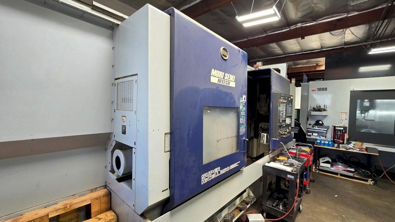 Mori Seiki Hitech Super Hicell 250 Multi Axis Lathe, 2003 – Sub Spindle, Live Tooling