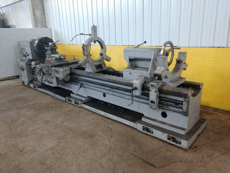 36" / 48" X 150" SIRCO MODEL PA-36 GAP ENGINE LATHE 5.5" HOLE: STOCK 12424