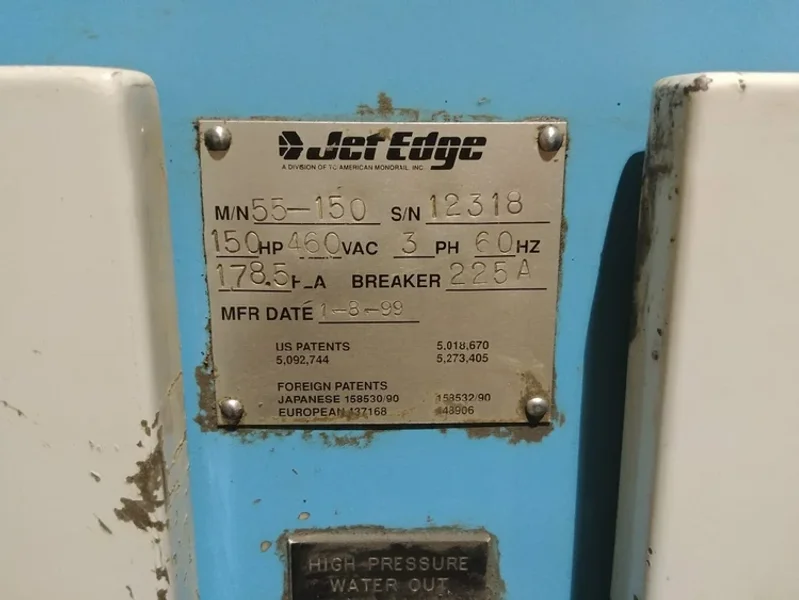 1999 JET EDGE 55-100 | Waterjet Cutters