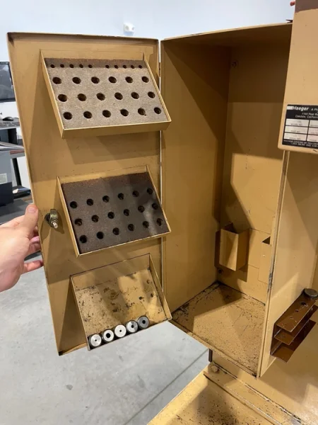 HAEGER HP6-B  6 Ton Hydraulic Insertion Press &amp; Autofeed Bowl USA #6836