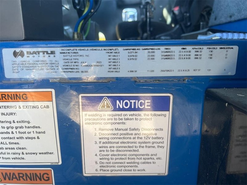 2024 Battle Motors Electric Garbage Truck 001371