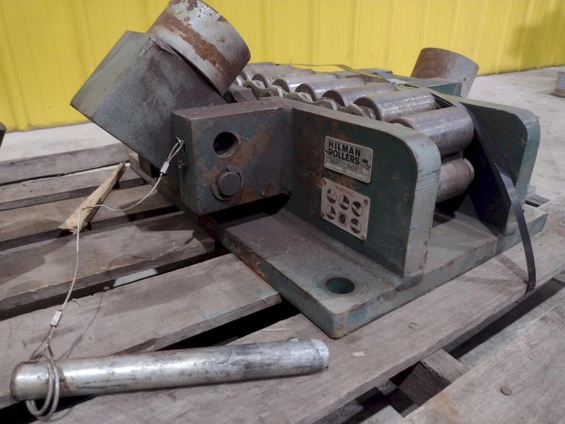 (2) 75 TON HILLMAN MODEL #75-OT ROLLER TYPE MACHINERY MOVING SKATES: STOCK #22986