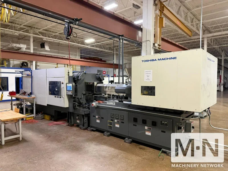 500 TON 61 OZ TOSHIBA MODEL EC500SXIIV50-36AT ELECTRIC INJECTION MOLDING MACHINE MFG 2019