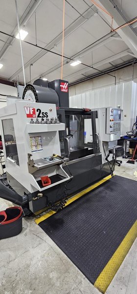 Haas VF-2SS Vertical Machining Center, 2015 – Rigid Tapping, 4th Axis Ready New Vector Drive Being Installed.