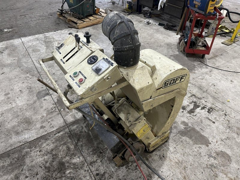 13&quot; WIDE X 15 HP GOFF MODEL #15E13 PORTABLE SURFACE &amp; FLOOR SHOT BLASTER &amp; DUST COLLECTOR: STOCK #21291