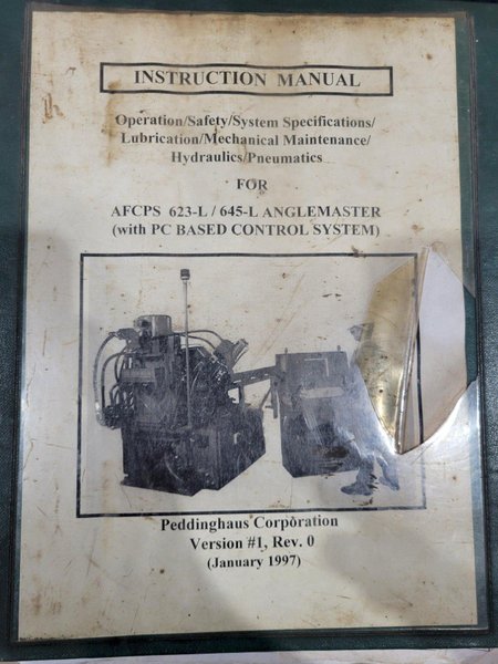 1997 Peddinghaus AFCPS 645-L Anglemaster Angle Line (#5813)