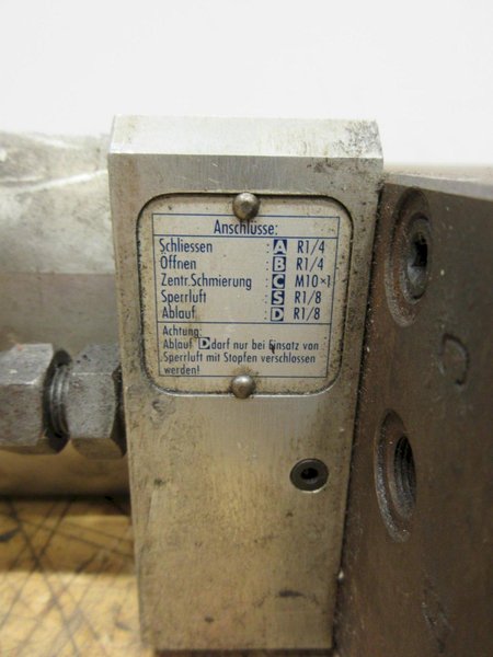SMW-Autoblok SLU-3 Hydraulic Compact Self Centering Steady Rest- Auction Item