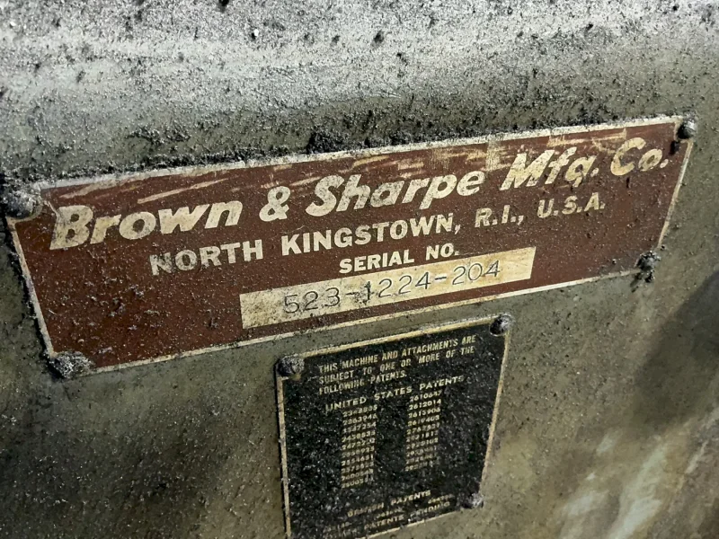 BROWN &amp; SHARPE 12” X 24” SURFACE GRINDER   -  1224 MICROMASTER