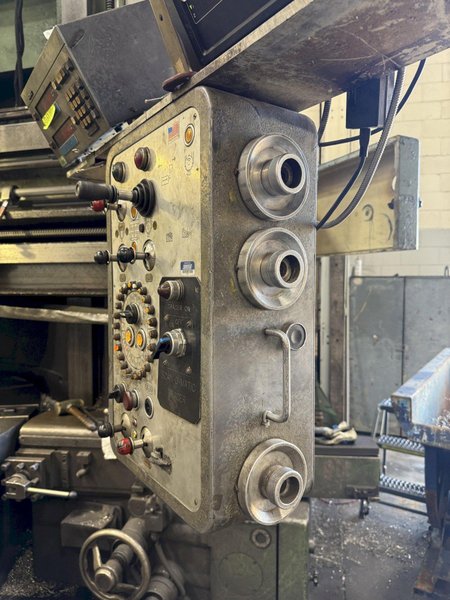 110&quot; DORRIES 3-HEAD VERTICAL TURRET LATHE VTL, 60&quot; PART HEIGHT: YOBRO #23904