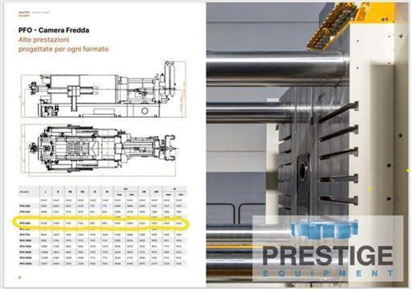 Colosio PFO 400  Horizontal Cold Chamber Die Cast Machine