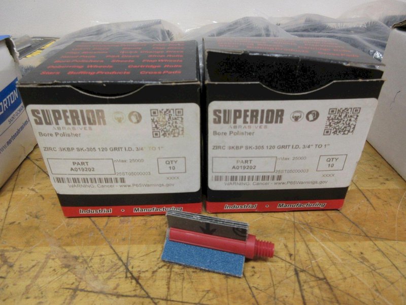 Flex Hone 12MM Brushes, Assorted Wire Tube Brushes,  Assorted 1/4" Shank Flap Disks- Auction Item