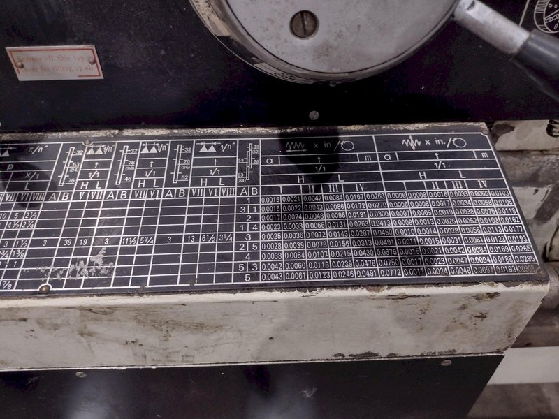 22" X 40" BIRMINGHAM MODEL #DL2240 ENGINE LATHE 2005 : YOBRO #25341