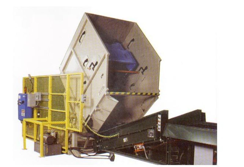 54" X 60" X 5000 LBS SOUTHWORTH MODEL #L006035-9 CONTAINER FLIPPER UNLOADING MACHINE: STOCK #17010