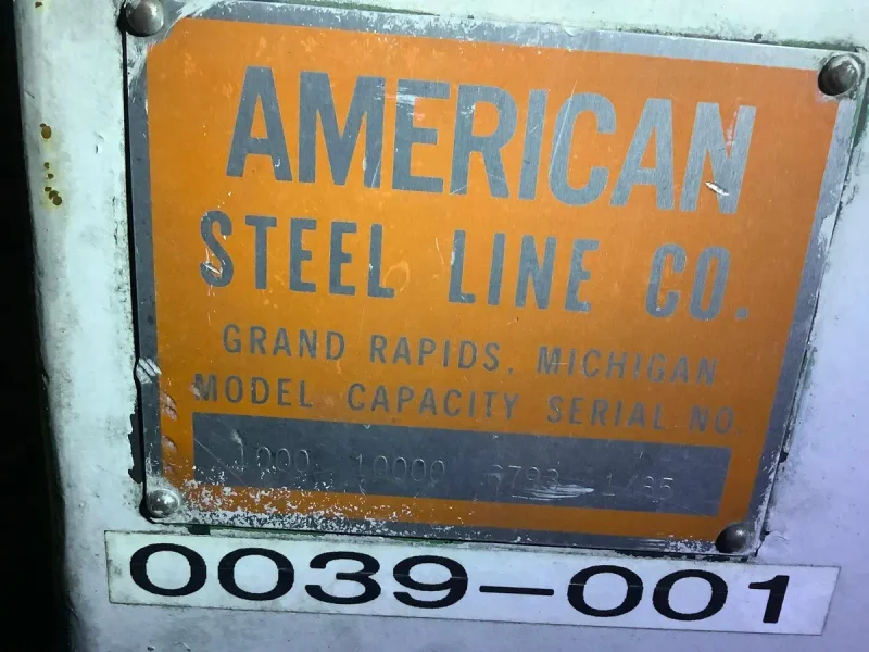 10,000 LBS AMERICAN MODEL 1000 UNCOILER COIL REEL: YOBRO #24959