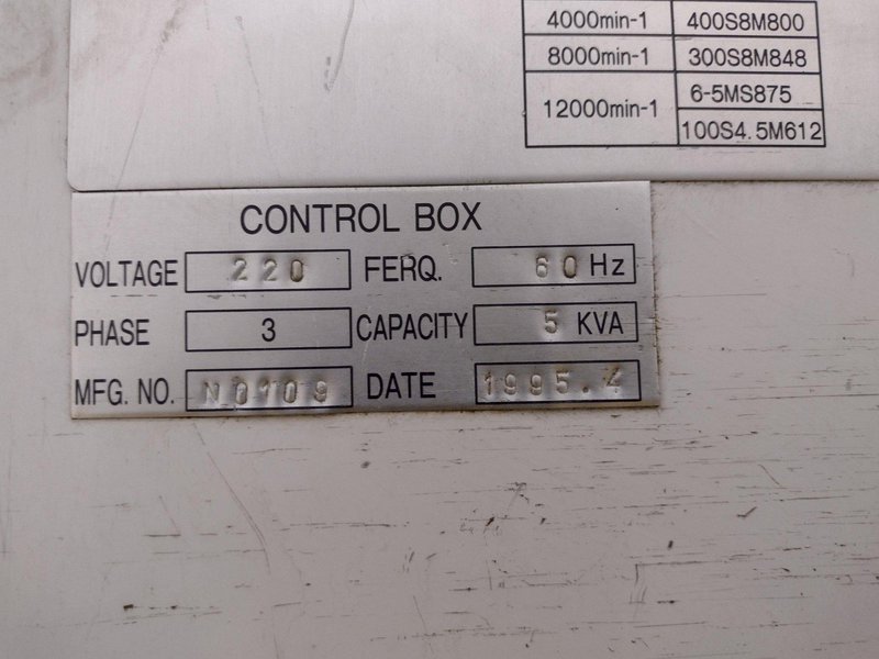 KIRA MODEL #KN30VE ELITE DUAL PALLET CNC VERTICAL MACHINING CENTER: YOBRO #24010