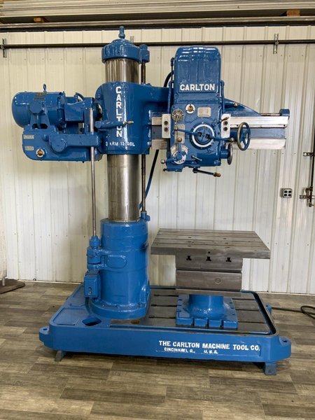 3' X 11" CARLTON RADIAL DRILL : STOCK #81263
