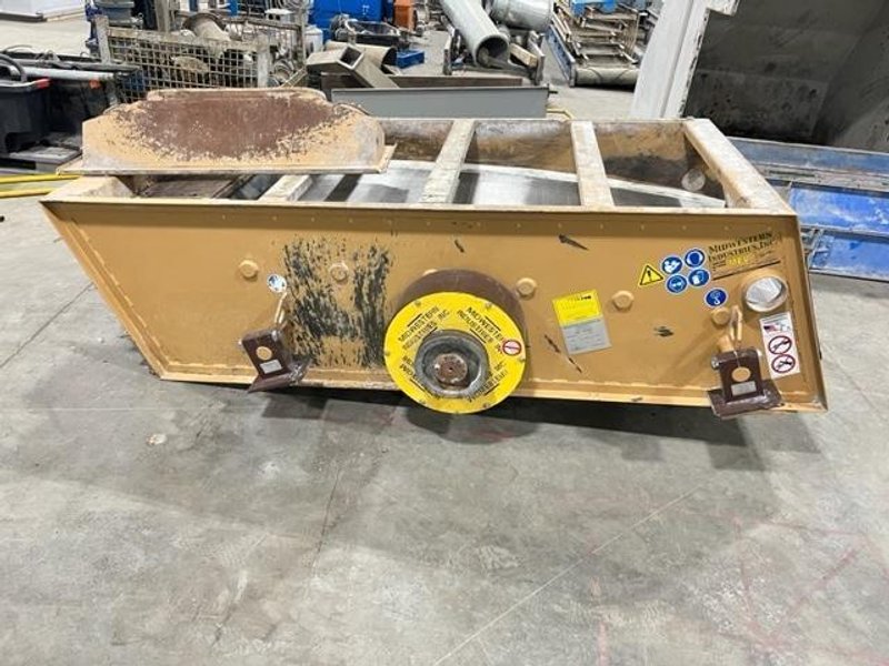 4′ x 8′ Midwestern Industries MEV 48-1 Single Deck Heavy Duty Two Bearing Vibrating Screen, 2020