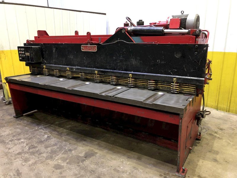 10&#039; X 10 GAUGE ALLSTEEL METAL HYDRAULIC POWER SQUARING SHEAR: STOCK #18315