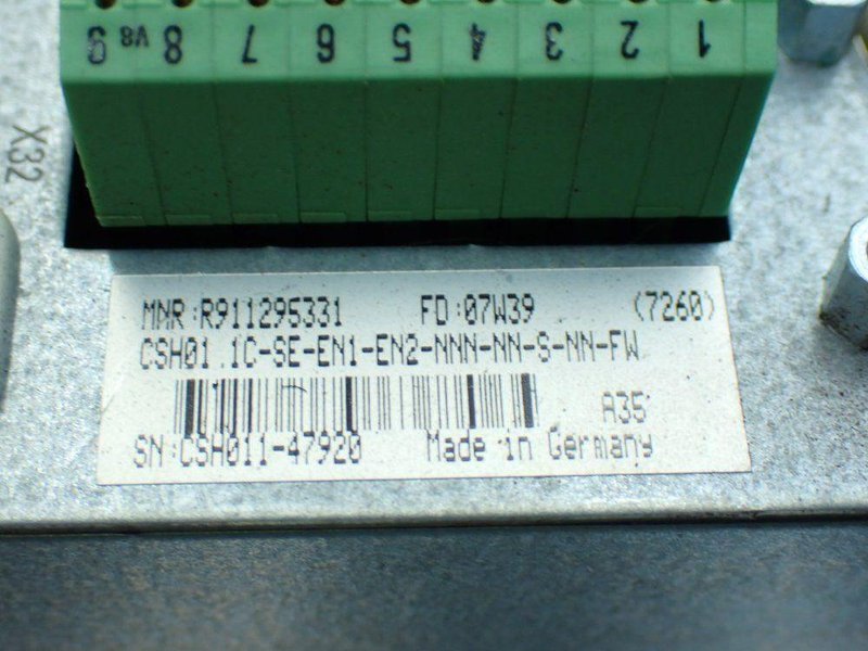 REXROTH INDRADRIVE M SERVO DRIVE. HMS01.1N-W0070-A-07-NNNN  -  R911295331