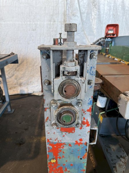 48” WIDE CUT-TO-LENGTH LINE: FAMCO SHEAR WITH FEED ROLL &amp; AMS CONTROLS: STOCK #23384