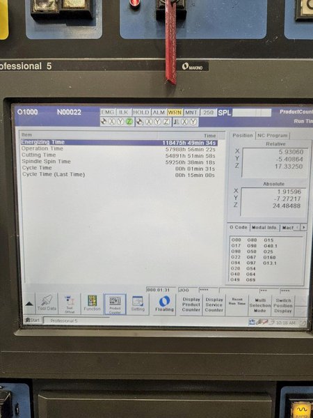 2004 Makino V77 CNC Vertical Machining Center