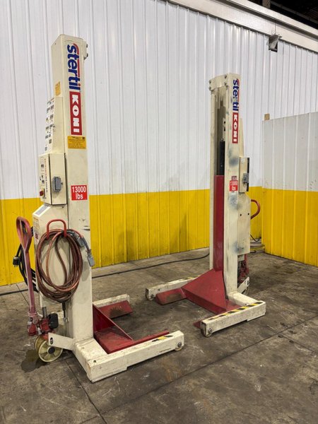 (2) 13,000 LBS STERTIL-KONI MODEL ST-1060 HEAVY DUTY MOBILE COLUMN LIFT JACKS: YOBRO #24508