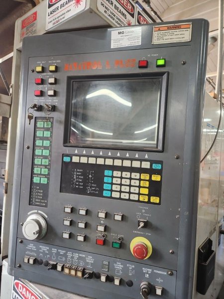 2500W Mazak Super Turbo X510 Hi-Pro Supercharged Co2 Laser, 1999 – 5′ x 10′ Tables, $15k in upgrades/refurb in 2023