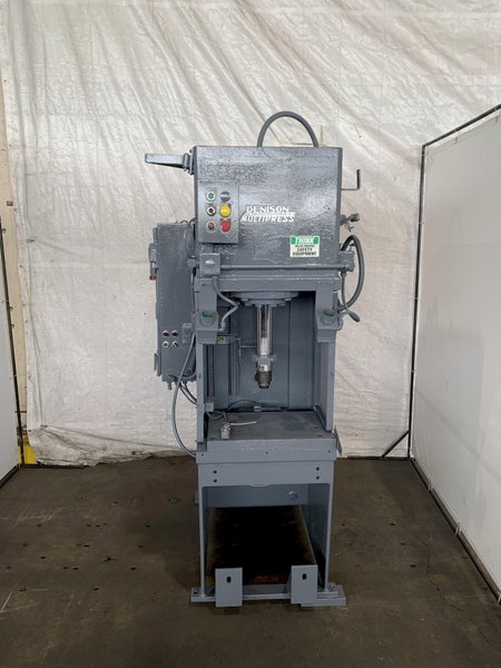 20 TON DENISON MULTIPRESS FH20 C-FRAME HYDRAULIC PRESS. STOCK # 0745022