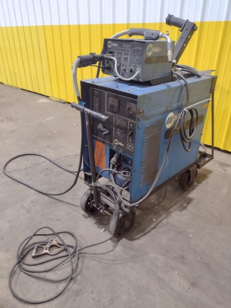 200 AMP MILLER MODEL #CP-200 DC ARC WELDER &amp;  S-22 WIRE FEEDER: STOCK #19659
