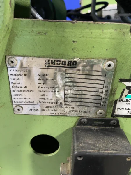 ARBURG 350 KN INJECTION MOLDER  -  221 M 350-75 U